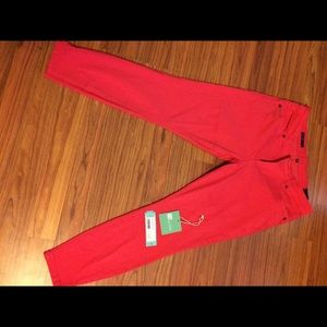 KFTK Candace Split Hem Skinny Jeans